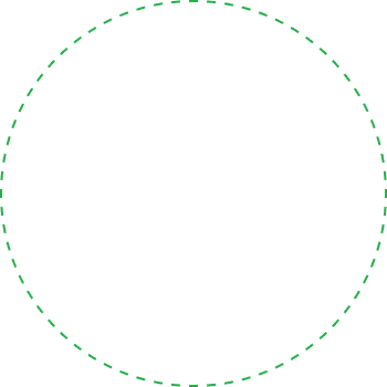 Dotted circle illustration