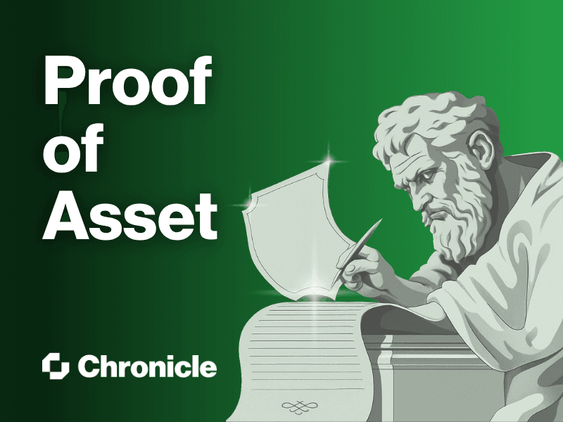 Chronicle Proof of Asset: For Institutional Tokenization